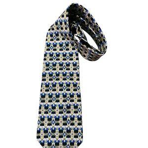 Hill & Archer
Men’s Necktie
Black/Royal/Gold/Gray
Geometric
New